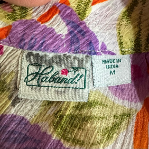 Haband Women’s Vintage Lightweight Floral V-Neck Lounge Night Dress - Picture 6 of 6